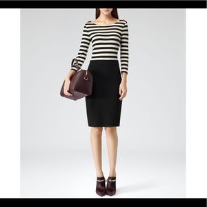 Black and white Reiss dress - US size 4